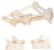 Gorletic Klimmzugstange - Multifunktional Verstellbare Klimzugstange Für Calisthenics, Fitness Training Zu Hause, Wandhalterung, Ideal Für Klimmzugstange Decke Und Wandmontage, 40 Cm Leiste