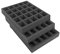 Navara Figure Case Tray Set to carry 75 troops on 25-32mm bases up to 40mm tall. 75 compartments 35mm deep, each 40mm x 30mm