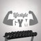NSRJDSYT Wandkunst Gym Aufkleber für Zuhause und Fitness Gym Dekoration abnehmbar 57x26cm