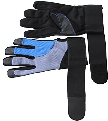 lisaro Vollfinger Sport Handschuhe mit Gelenkschutz/Trainingshandschuhe- Fitness Handschuhe Herren und Damen - einsetzbar als Sporthandschuhe, Gym Handschuhe, Gewichtheber Handschuhe. (M)