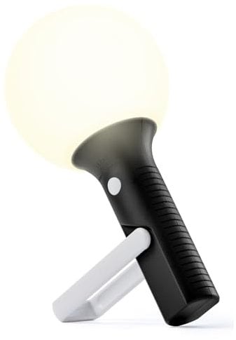 Lexon LED-Lampe mit mehreren Positionen, für den Innen- und Außenbereich, kaltweißes Licht (schwarz)