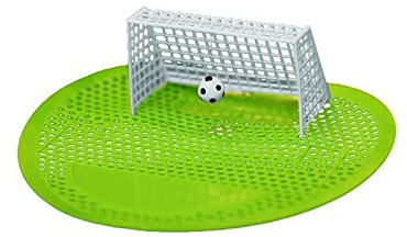 BEE&FLOWER Football Men's Toilet Cleaner Soccer Shoot Goal Style Urinal Sieve Filter Mat Urinal Deodoriser Anti Splash and Odour Neutraliser Deodorant Bathroom Urinal Pad