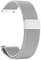 System-S Cinturino 20mm Milanese in metallo sottile per Samsung Galaxy Watch 4 Smartwatch, metallizzato/grigio, Eine Grösse, Classico