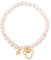 Disney Minnie Armband 375er Gelbgold mit Süßwasserperle für Mädchen, Länge 11,5 cm, mit 9 KT Gelbgold, Schmuck Disney