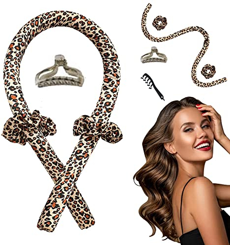 Lockenwickler Locken Ohne Hitze, Heatless Curls Band,DIY Hair Curls Without Heat Hairstyle Set, for Long Medium Hair