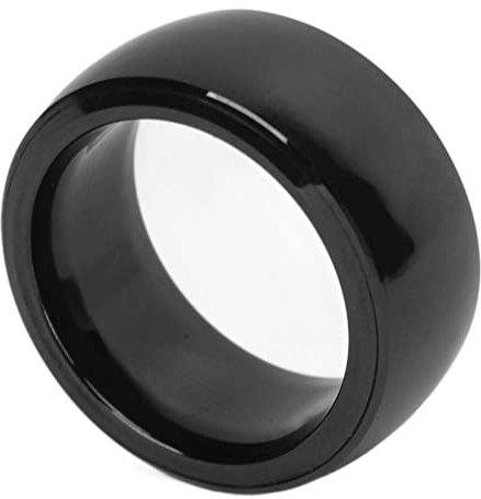 BusoTh R4 Smart Ring, Tragbar, Ausgezeichneter Brechungsindex, Niedrige Wärmeleitfähigkeit, Szenario-Benachrichtigung, Keramik-NFC-Ring-Multicard für IOS-Telefone (21cm-22cm)