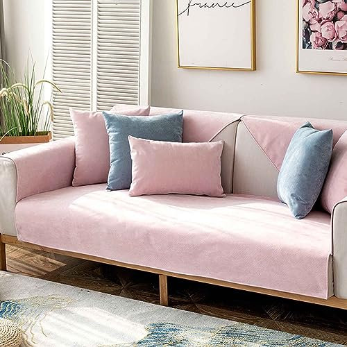 MTHGH Sofabezug Anti Rutsch Vintage Design Sofaschutz Sofaschoner,Hund Katze Überwurf Hundedecke Ecksofa Sofa Schutzdecke Schonbezug Sofa Abdeckung Sofaüberwurf Couchhusse (pink G, 70x180cm)