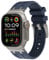 WINGLE AP Cinturino di lusso per Apple Watch Ultra 2 Band Ultra 49 mm 46 mm 45 mm 44 mm 42 mm uomo donna serie 10 9 8 7 SE 6 5 4, adattatore sportivo in gomma siliconica metallo iWatch 3 2 1, blu