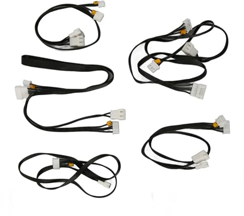 Fockety 3D-Druckerteile, Schrittmotor-Endschalter-Verlängerungskabel, X-Y-Z-E-Achsen-Schrittmotor und Begrenztes Schalter-Endstoppkabel für Ender 5 / Ender 5 Pro/Ender 5 Plus 3D-Drucker