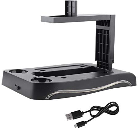 Kuuleyn PSVR-Ständer, für VR-Controller-Ladestation, Dock-Ständer, Lade-Ladegerät, Dock-Station-Halterung, Halterung, Move-Controller-Ladestation