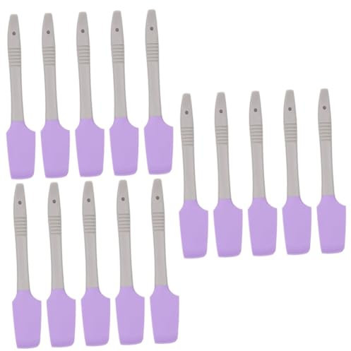 WOONEKY 15stücke Teiliges Aus Silikonbeschichtetem Beauty-wachs-spatel Für Kosmetische Anwendungen Hautfreundliches Werkzeug Zur Gleichmäßigen Masken Und Wachsauftragung