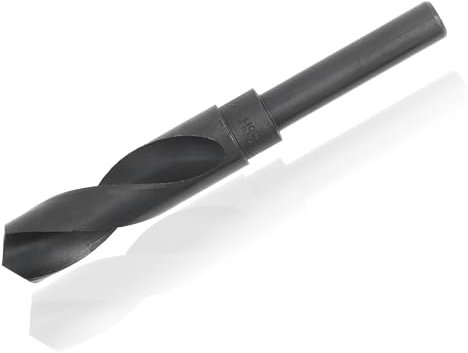 Telituny Spiralbohrer mit 1/2-Schaft, 1/2-Zoll-Hochgeschwindigkeitsstahl-Schaftfräser, 16 Mm/17 Mm/20 Mm/21 Mm HSS-Spiralbohrer, Geeignet für Dünnes Metall, Aluminium, Eisen,