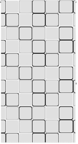 vidaXL Duschrollo 130x240 cm Stoffbreite 126 cm, Duschvorhang, Badewannenvorhang, Seitenzugrollo, Dusche Rollo, Badewannenrollo, Duschvorhang-Rollo