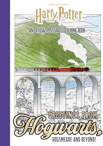 Harry Potter: Greetings from Hogwarts, Hogsmeade and Beyond!: An Official Postcard Colouring Book
