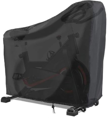 Hometrainer Abdeckhaube,420D Regenhülle für Fahrräder - Universelle Schutzhülle mit verstellbaren Gurten wasserdicht winddicht staubdicht für Fahrräder Motorräder Roller