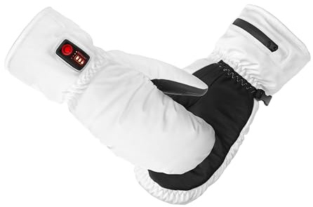 BERTSCHAT USB-C Beheizbare Fäustlinge – Unisex & Wasserdicht – Perfekt bei Raynaud-Syndrom, Wintersport & Outdoor – Ziegenleder-Handfläche & Lange Laufzeit bis zu 11 h