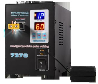 Soudeuse par point, Soudeuse par points for batteries Lithium 737G, Machine à souder par points automatique, haute puissance, 4,3 kw, for Batteries Lithium 18650, soudeurs par points à impulsion
