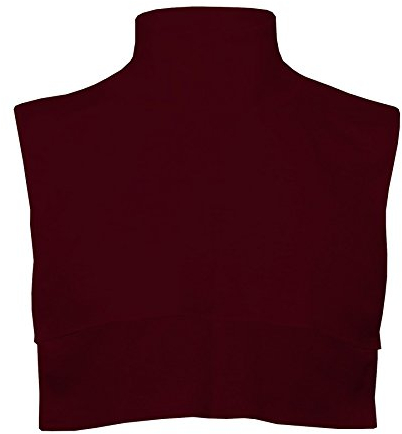 wobera ANGORA leichter Nackenwärmer als Stehkragen aus 40% Angora und 60% Baumwolle (Farbe: bordeaux)