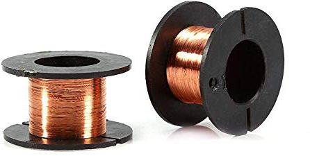 Kafuty AWG 0,1 mm Magnetdraht, Kupferlackdraht, Magnetlackwickeldraht, Drahtlänge 15 m Lötdraht