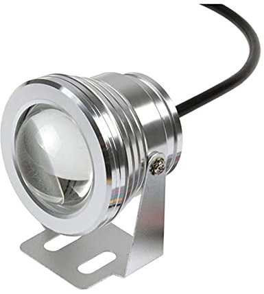 Eclairage sous Marin Spot Fontaine 10W LED pour Piscine IP68 étanche en saillie Projecteur sous-Marin (Color : Warm White Light, Size : A-12V)