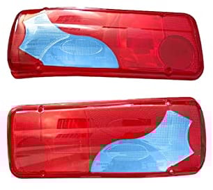 2x Lichtscheibe Glas Ersatzglas Heckleuchte Links Rechts Für TGA Rückleuchtenglas Rückleucht Ersatzgläser en Rücklicht Gläser Für Rückleuchte