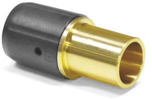 Sanpro Steckfitting Übergang Verbundrohr auf Kupferrohr, Größe 20x2, Abgang 22 mm (dvgw übergang kupfer pressfitting STECKFIT THPRESS)