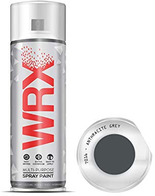 WRX Anthracite Grey Spray Paint 400 ml - Anthracite Grey 7016 - RAL 7016 -Multi-Purpose- Spray Paint For Metal - Spray Paint For Plastic - Spray Paint For Wood