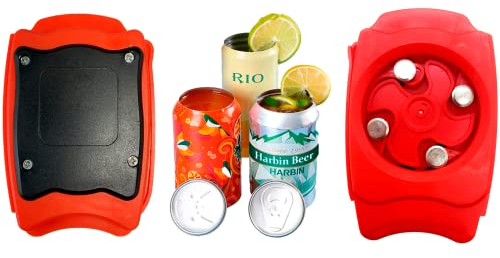 Abrelatas Manual Sin Bordes Ergonómico Sencillo Abridor Latas Bebida Cocina Multifuncional Abridor de Botes Abrebotellas Go Swing Abre Botes Fácil Industrial Cortador Abrir sin Cortes