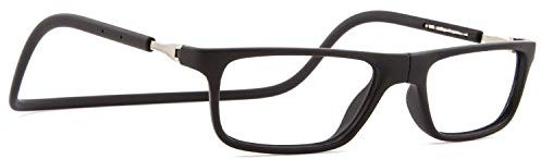 DIDINSKY Gafas de Presbicia con Iman y Filtro Anti Luz Azul. Gafas Graduadas Imantadas de Lectura para Hombre y Mujer y Cristales Anti-reflejantes - FARADAY (Graphite, 3, x, Cuadrada)