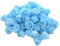 XIZHI Lot de 100 Mini Roses artificielles en Mousse Rouge de 3,5 cm pour Loisirs créatifs, Accessoires de fête, décoration d'intérieur et fête prénatale (Bleu Ciel)