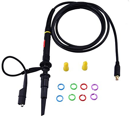 Limitoll Sonde 'oscilloscopio | Sonda Corrente per oscilloscopio 60MHZ | Clip 1X 10X per oscilloscopio Portatile DS211 DS203 DS202 DS212