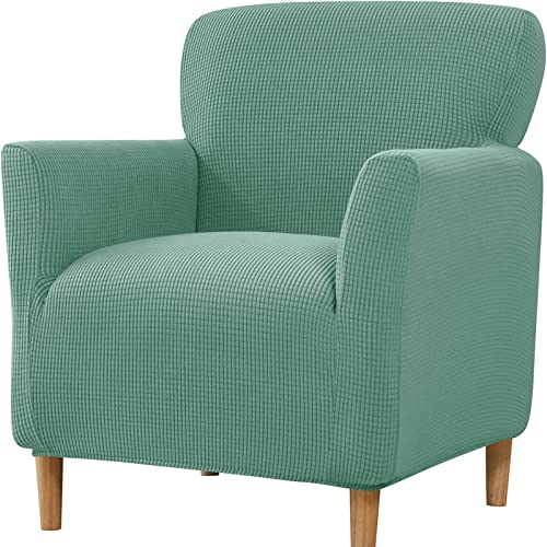 DEZYPZAM Sofahusse Sofa Abdeckung Hussen Wannensesselhussen | Accent Stuhlhussen Mit Armlehnen | Lounge Tub Sessel Stuhl Schonbezug, Sofa Überwürfe Sofabezug (GrüN)