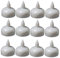 OATIPHO 12piezas Velas Flotantes Led Impermeables Para Decoración De Spa Jardín y Eventos Luz Amarilla Parpadeante Para Baños y Piscinas