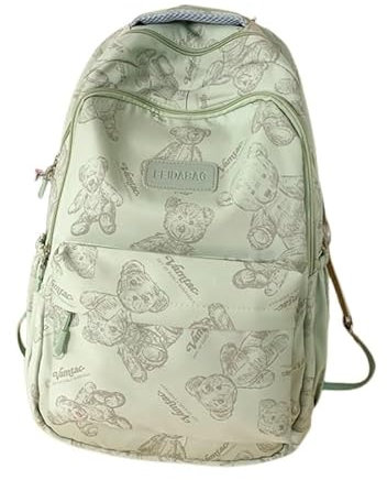 ZONTO Schulrucksack Grundschule Für Grundschule School Tasche Große Kapazität Rucksack Mittelschüler Einfacher Leichter Rucksack-A