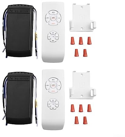 Controller per ventilatore da soffitto, kit telecomando universale intelligente per luce ventilatore da soffitto, telecomando per temporizzazione e velocità, ricevitore remoto per luce ventilatore