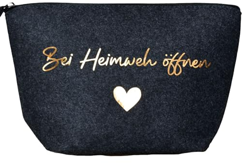 Geschenk gegen Heimweh | Filz Tasche als Geschenkidee zum Auszug, Auslandssemester oder Au Pair | Erinnerungen an die Heimat