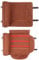 Glorlliant Bar-Barkeeper-Tragetasche, kreatives Barkeeper-Werkzeugset, Werkzeug, Cocktail-Shaker-Set, Aufbewahrungstasche, braunes Barkeeper-Set