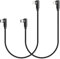 Quickeep 2Pack USB C auf Lightning Kabel Kurz 0.3M iPhone Schnellladekabel 90 Grad iPhone Ladekabel für iPhone 14/13/13 Pro/12/11 Pro, für Typ-C Ladegeräte, Unterstützt Power Delivery