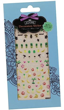 3 Blätter Nagelaufkleber fingernägel aufkleber Nagelsticker für trendige Nägel Nagelkunstaufkleber Nailart-Abziehbilder Nail-Art-Aufkleber Charme Blumen Ananas Nagelabziehbilder 3d