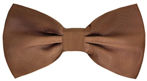 AUSUAYA Nœud papillon pré-noué en soie pour homme - Nœud papillon classique Tux pour mariage, Saint-Valentin, fête - GBMBT3