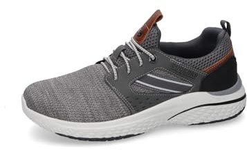 Dockers by Gerli Herren Low-Top Sneaker, Männer Halbschuhe,straßenschuhe,Strassenschuhe,Sportschuhe,Freizeitschuhe,grau,50 EU
