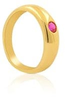 MUAU Schmuck Taufring Gold 750