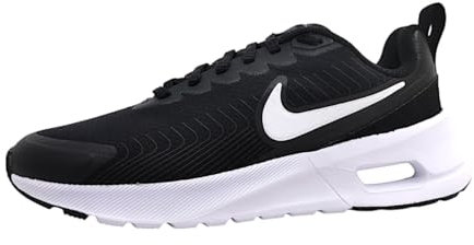 NIKE Herren Air Max Nuaxis Sneaker, Black/White-Dark Grey-Comet Red, 40 EU