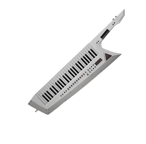 Schultergetragener Synthesizer Für Bühnenauftritte Elektronisches Keyboard MIDI Mit Originalverpackung(White)