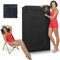 AMBITHERM Sauna infrarroja portátil extra grande – Tienda de campaña de sauna infrarroja grande, + 50% de espacio para las piernas, relajación cálida con 6 paneles de calefacción por infrarrojos