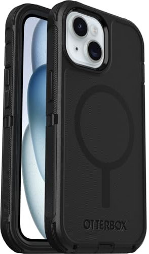 OtterBox Defender Series MagSafe Case for iPhone 16e, 15, 14, 13, Shockproof, Drop Proof, Ultra-Rugged, Protective Case, 7x Tested to Military Standard, Black