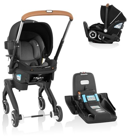 Evenflo Shyft DualRide Infant Car Seat Stroller Combo Moonstone