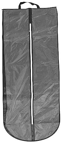 CONGARTENO Housse De Rangement Pour Robe Longue Et Large Anti-poussière Pour Robe De Mariée De Stockage Noir