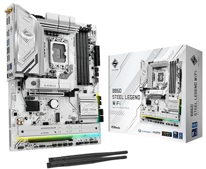 ASRock B860 Steel Legend WiFi ATX Motherboard for Intel LGA1851 CPUs