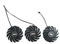 BDAKQJV Carte Graphique Ventilateur de Carte Graphique MSI RTX3080 RTX3070, 85mm, Compatible avec RTX 3060 Ti 3070 3080 3080 Ti 3090 Ventus 3X(Fan AB)